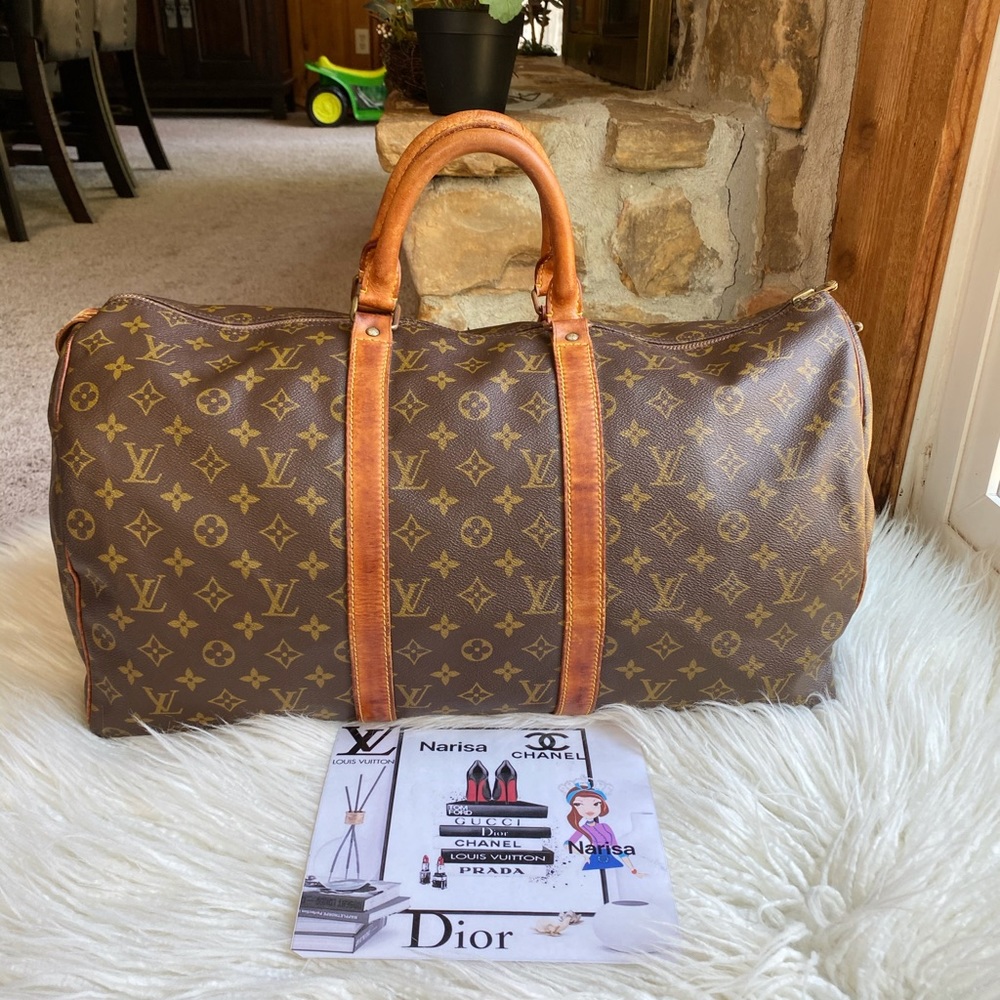 ❌Sold❌  Keepall 50 Boston Bag Old Model.